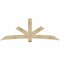 Ekena Millwork Alberta Rough Sawn Timber Gable Bracket, Douglas Fir, 96"W x 36"H x 4"D x 6"F, 9/12 Pitch GBW096X36X0406ALB00RDF - alternate 1